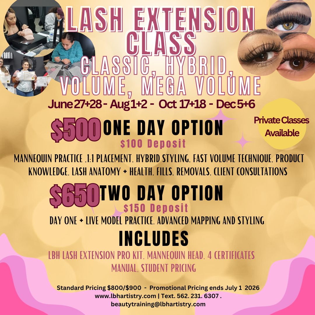 Classic + Volume Lash Extension Class