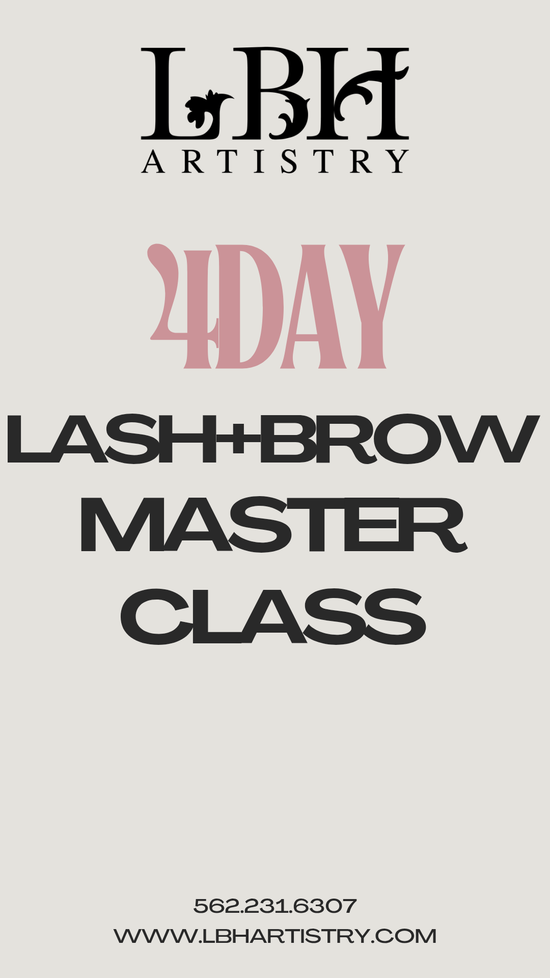 4 Day Lash+Brow Master Class